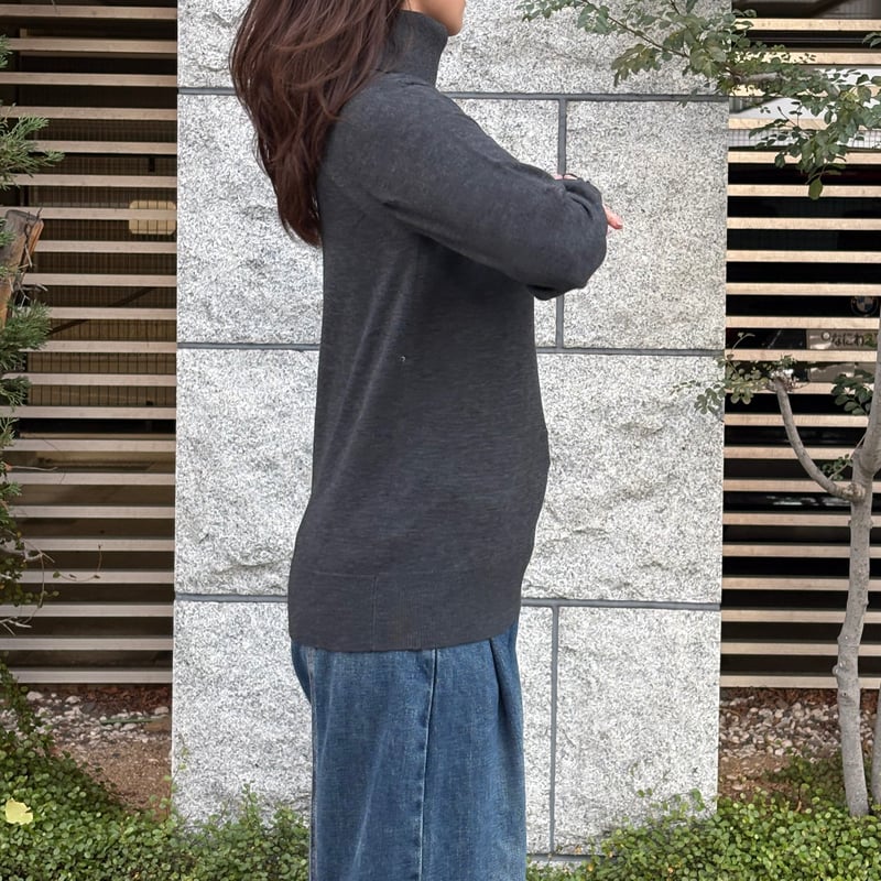 まみちゃん　eニット　グレー トル ニットカーディガン（グレー）｜DEMYLEE(デミリー)｜Ron Herman