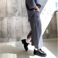 ボンディングアイラインスカート(チャコールグレー)
