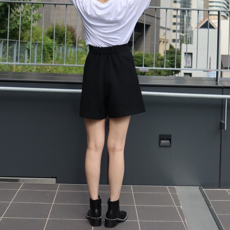キュロットライクショートパンツ(ブラック) | myinemy's STORE