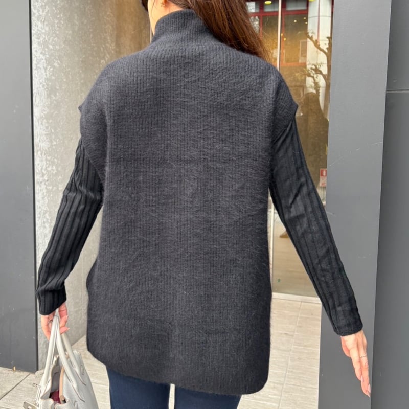 フォックス×ウールニットベスト | myinemy's STORE