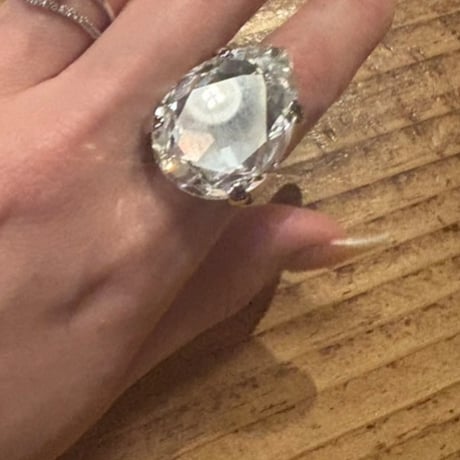 CLEAR DROP RING