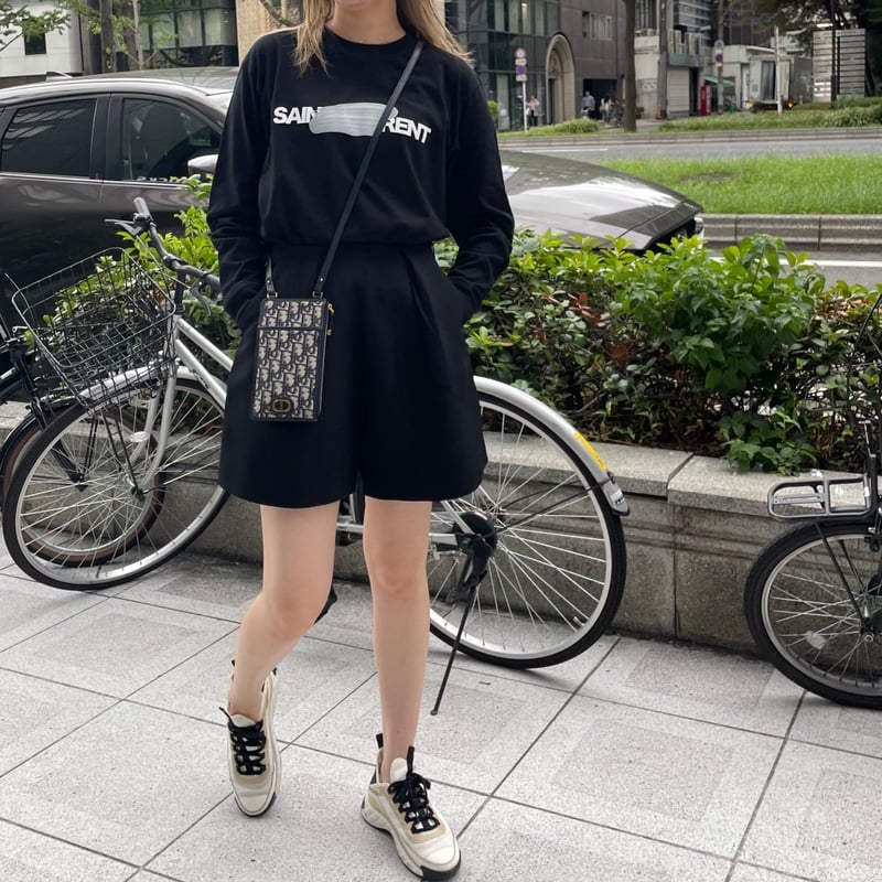 ユニセックスパロディs ロングスリーブTシャツ(ブラック