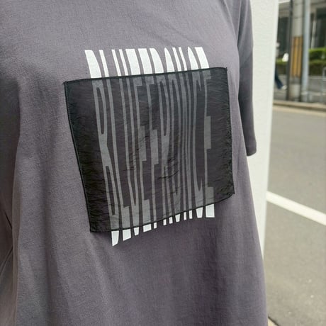 ロゴチュール重ねTシャツ(グレー)