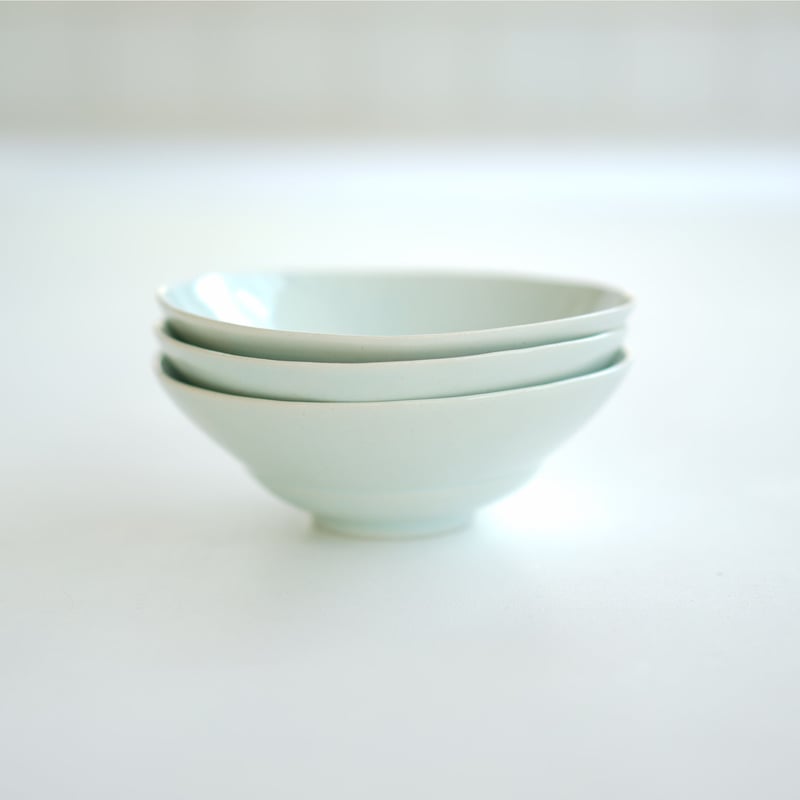 安藤雅信】白藍釉イタリアボウルMS | ギャルリ百草 online store