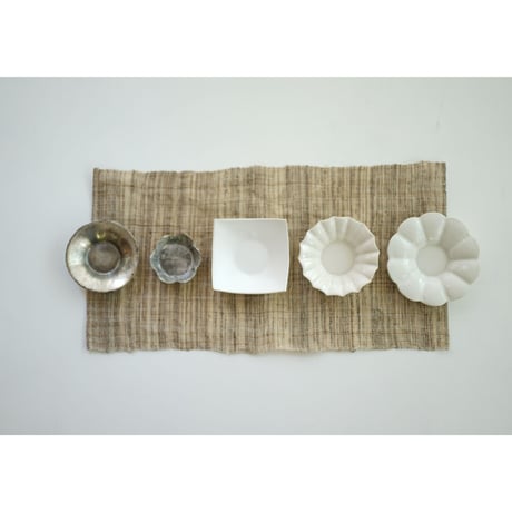 【安藤雅信】正角茶托（白マット釉）