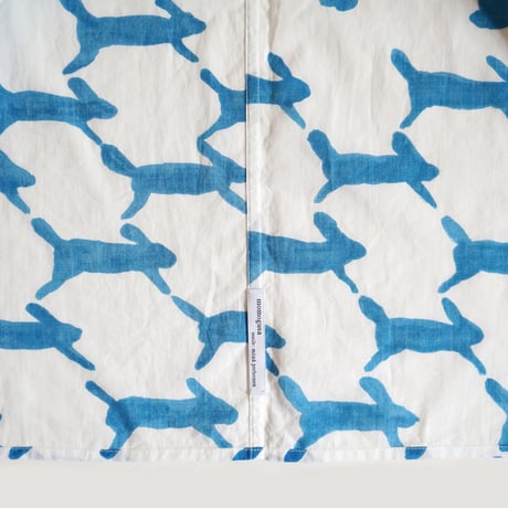 【安藤明子】minä perhonen "run run run"+ kiku　生成  　white×blue / light blue×lime