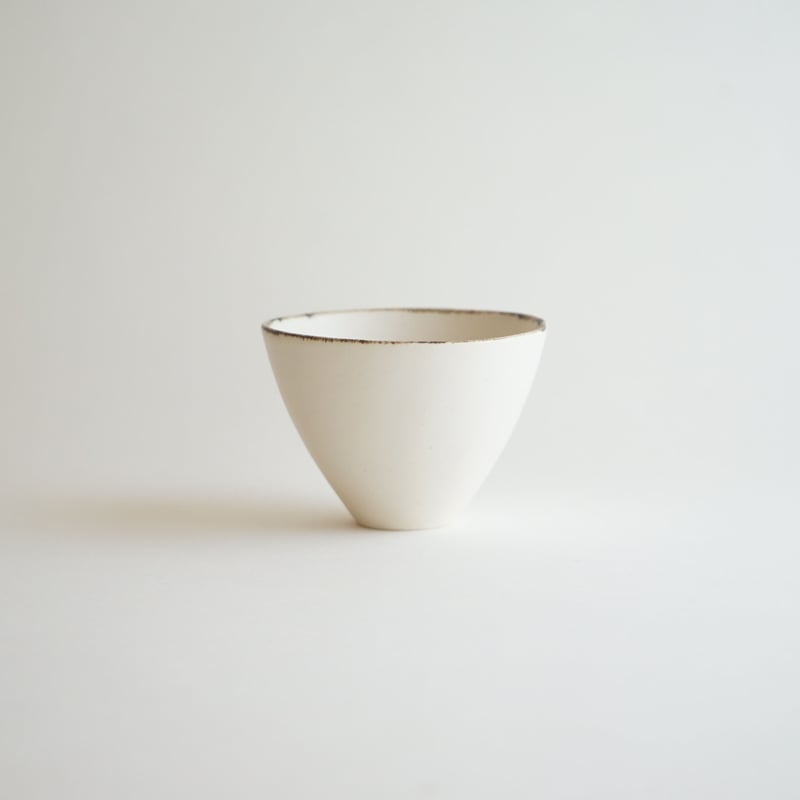 安藤雅信】 カフェボウル 細（口紅亜麻釉） | ギャルリ百草 online store