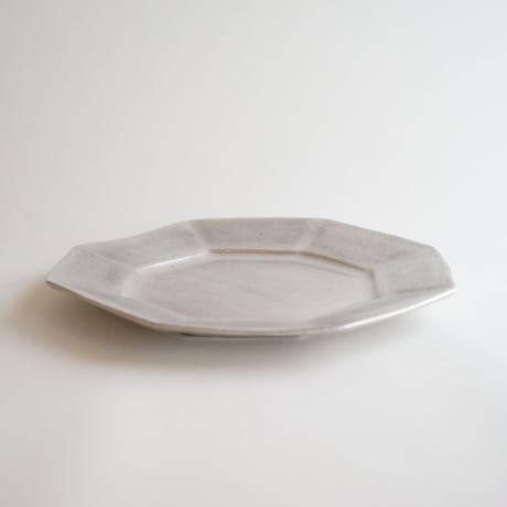 安藤雅信 銀彩舟形鉢 安藤雅信】銀彩細長片口 LM | ギャルリ百草