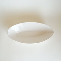 【安藤雅信】イタリア細オーバルボウル M（乳白艶釉）