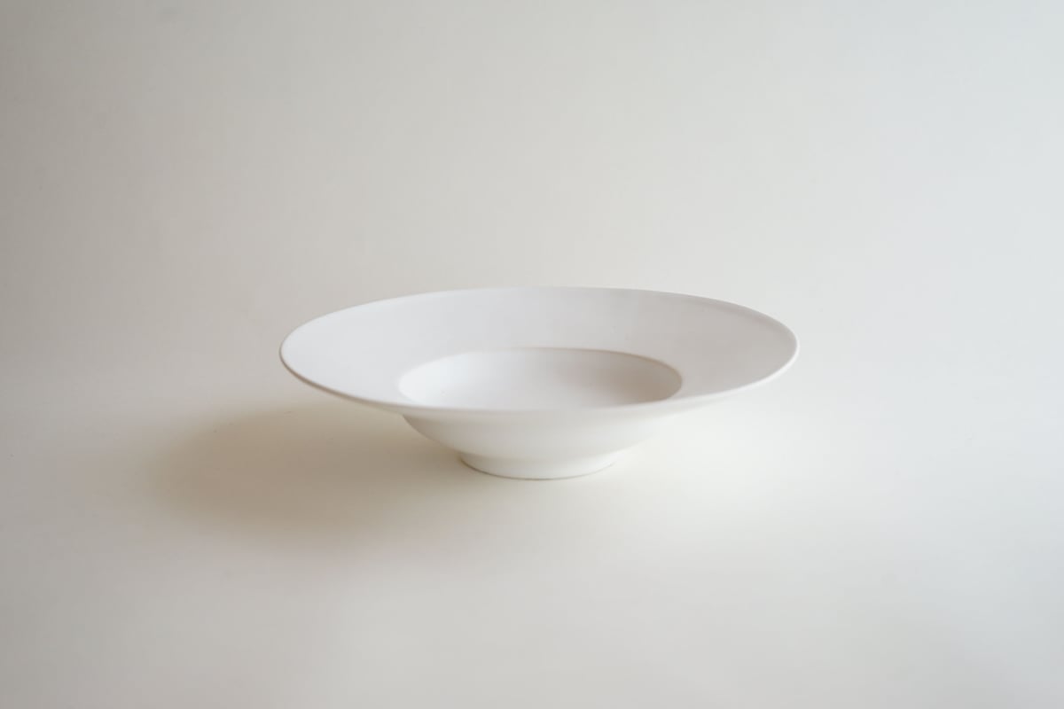 【安藤雅信】イタリアボウルLM（白マット釉） 安藤雅信】イタリアボウルM（白マット釉） | ギャルリ百草