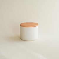 【安藤雅信】丸深塗蓋物　段重/蓋  橙