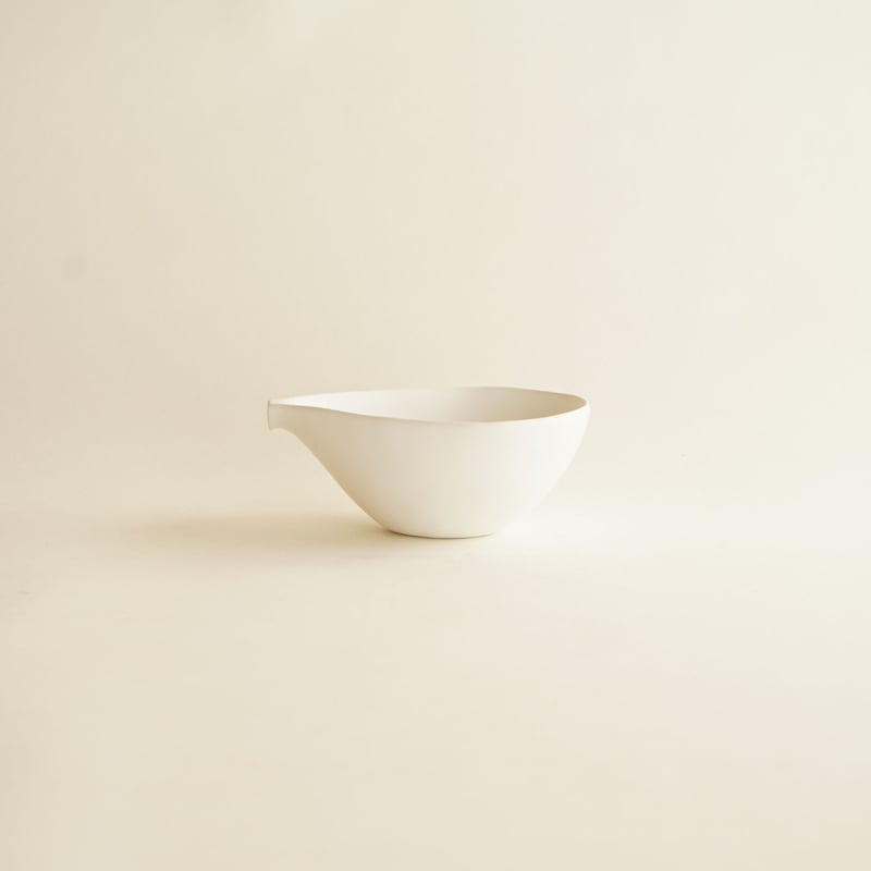 百草　安藤雅信 安藤雅信】片口鉢 M（白マット釉） | ギャルリ百草 online store