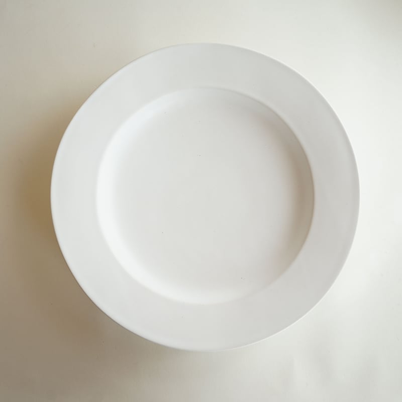 安藤雅信】イタリアパスタ皿 L（白マット釉） | ギャルリ百草 online store