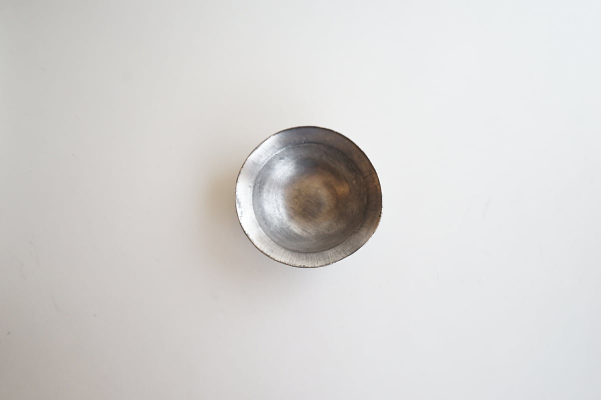 安藤雅信】銀彩ピューター煮物鉢 S | ギャルリ百草 online store