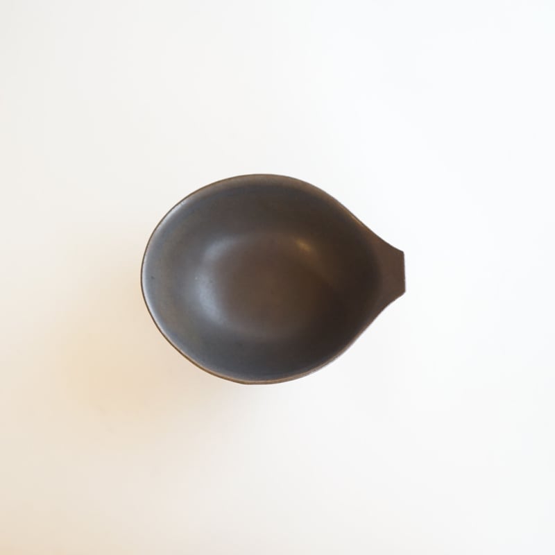 安藤雅信】黒とんすい L（緑墨釉） | ギャルリ百草 online store