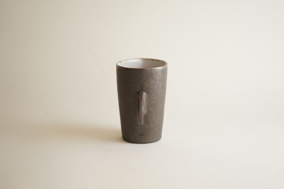 安藤雅信　黒錆釉リーフボウル　黒錆釉 安藤雅信】ピューター写皿 L（黒錆釉） | ギャルリ百草 online store