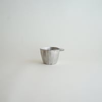 安藤雅信】銀彩ピューター高台輪花鉢 M | ギャルリ百草 online store