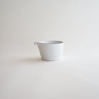 【安藤雅信】白糖釉片口 M