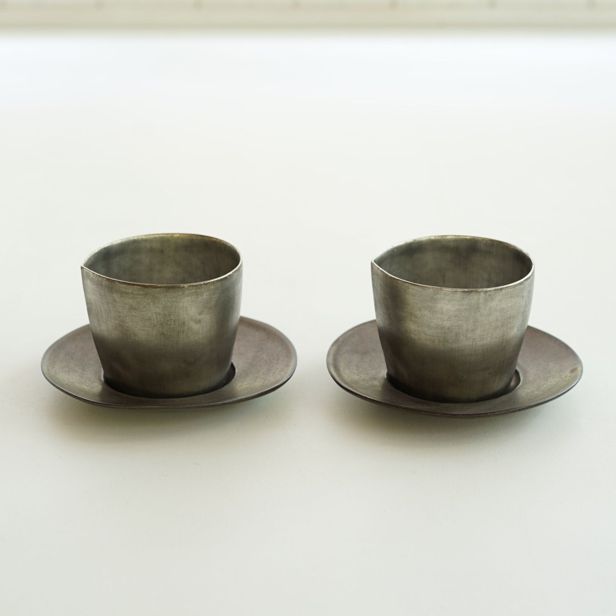 安藤雅信 銀彩 マグカップ ゴブレット