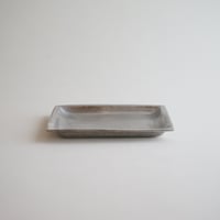 安藤雅信  器  銀彩 長角皿 安藤雅信】銀彩ピュータープラター深皿 M（銀彩） | ギャルリ