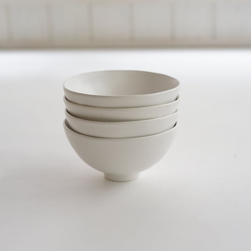 安藤雅信】オランダ丸碗 L （白マット釉） | ギャルリ百草 online store