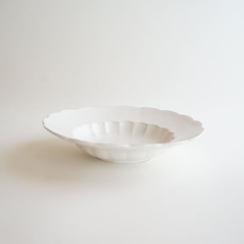 安藤雅信さん輪花スープ皿2客セット