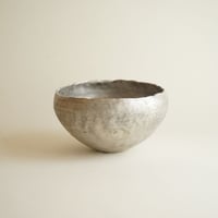 安藤雅信】銀彩ピュータープラター深皿 M（銀彩） | ギャルリ百草