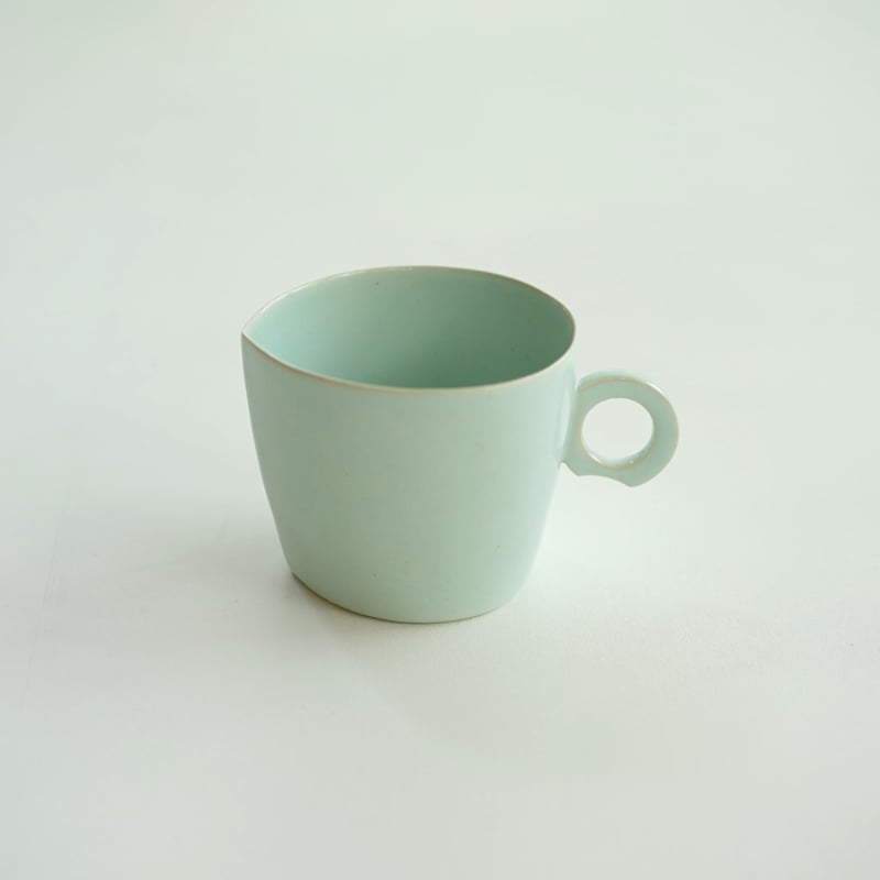 安藤雅信】カフェオーレ 白藍釉 | ギャルリ百草 online store
