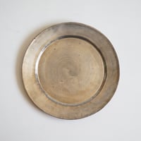 【安藤雅信】銀彩ピューター平皿 LM