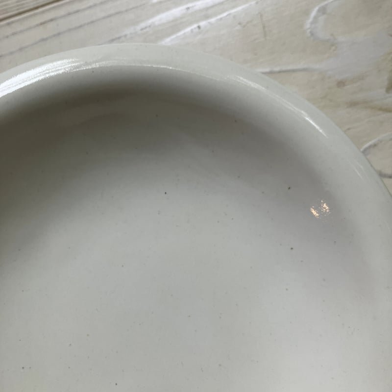 安藤雅信】オランダスープ皿 （乳白艶釉） | ギャルリ百草