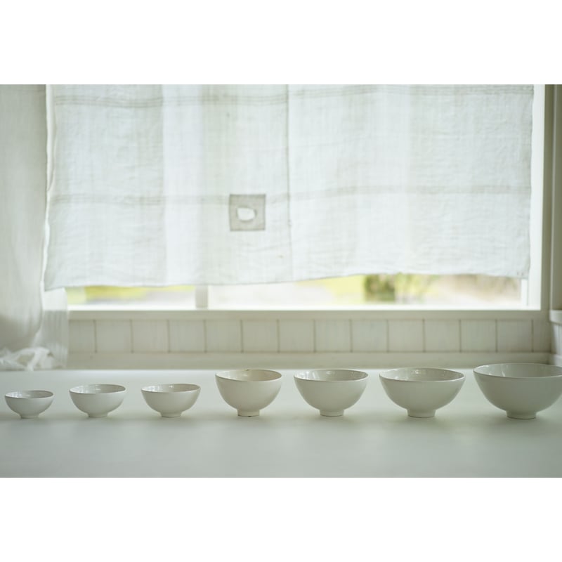 安藤雅信】オランダ丸碗 L （白マット釉） | ギャルリ百草 online store