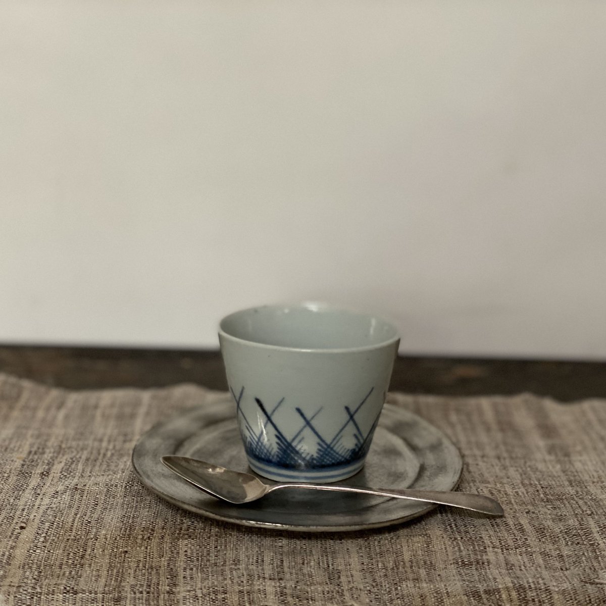 安藤雅信】銀彩ピューター平皿 SS | ギャルリ百草 online store