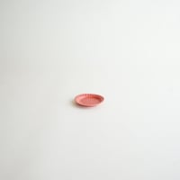 【安藤雅信】オランダ花形皿  SS（薄紅釉）