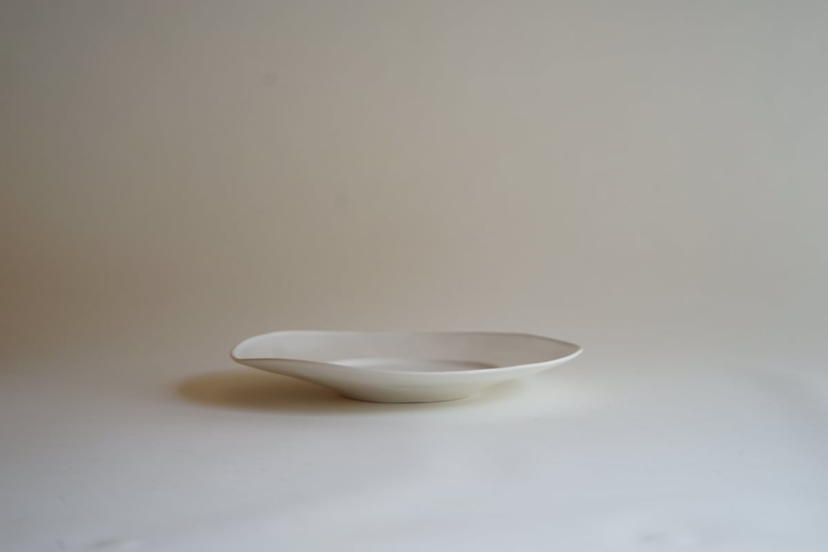 安藤雅信さん　オランダスープ皿L　乳白艶釉　22×5.5  6枚セット　新品 安藤雅信】オランダスープ皿 （乳白艶釉） | ギャルリ百草 online store