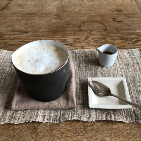 安藤雅信】黒太コップ L（黒錆釉） | ギャルリ百草 online store