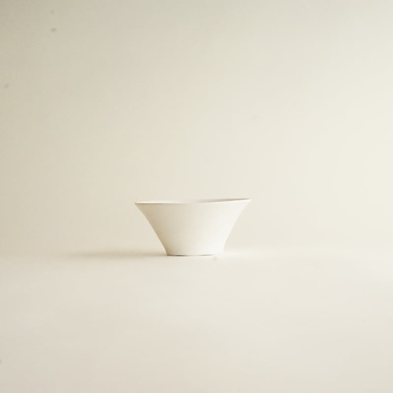 安藤雅信】口丸楕円反鉢 HS（白マット釉） | ギャルリ百草 online store
