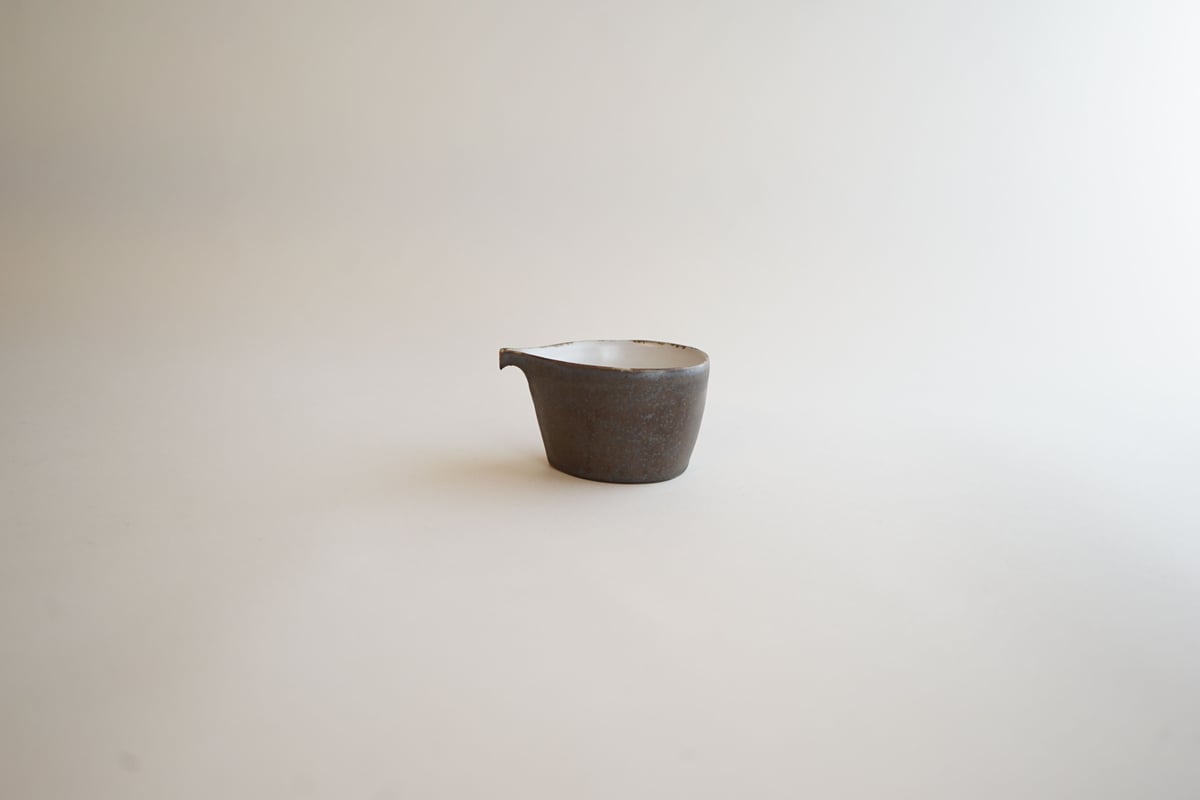 安藤雅信】片口MS 黒（黒錆釉） | ギャルリ百草 online store