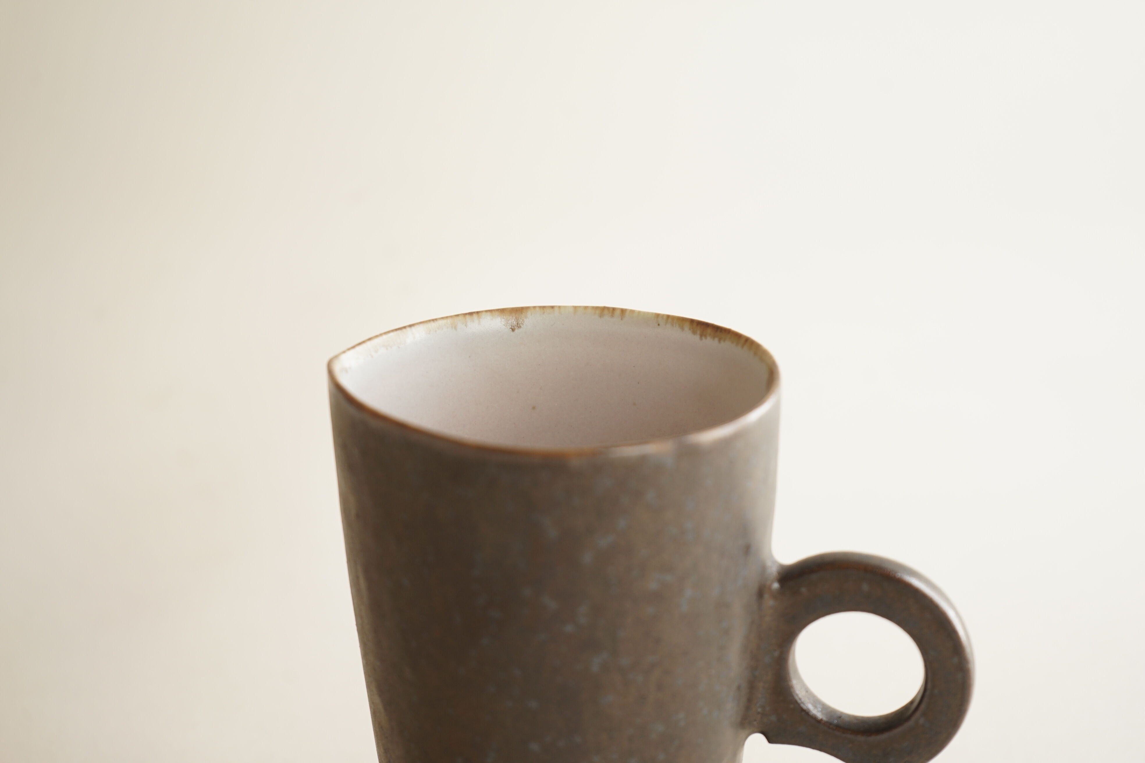 安藤雅信】黒細丸コーヒーM（黒錆釉） | ギャルリ百草 online store
