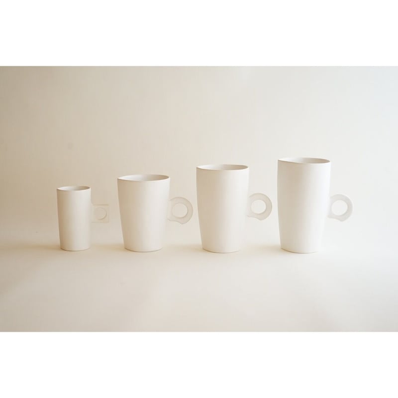 安藤雅信】細丸コーヒーLM（白マット釉） | ギャルリ百草 online store