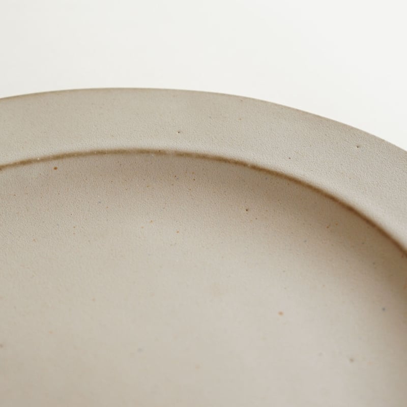【新品未使用】安藤雅信 プレート 安藤雅信 プレート 皿 安藤雅信】渕丸プレートM（白マット釉