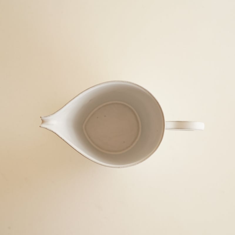 安藤雅信】白糖釉サーバーM | ギャルリ百草 online store