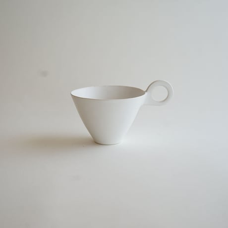 安藤雅信　コーヒーカップ＆ソーサー　白マット釉 安藤雅信】片口鉢 MS（白マット釉） | ギャルリ百草 online store