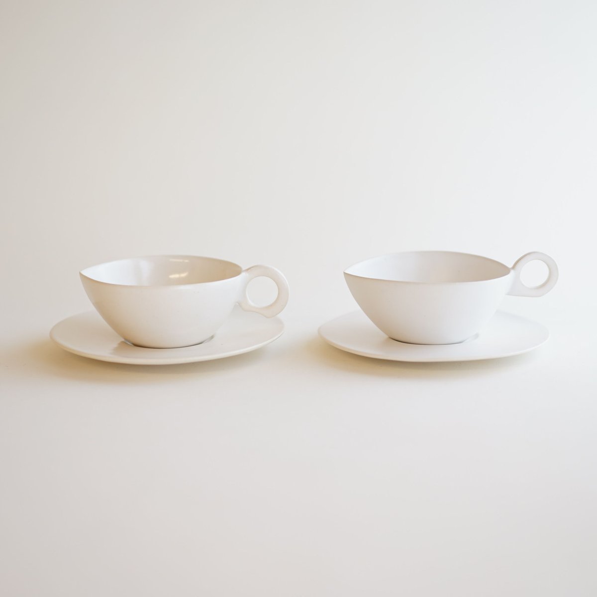 安藤雅信】リムソーサー L（白ツヤ） | ギャルリ百草 online store