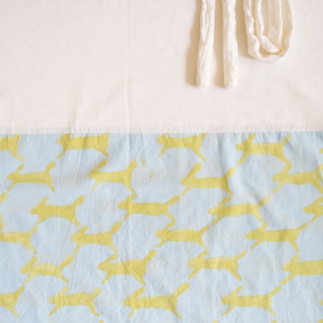 【安藤明子】minä perhonen "run run run"+ kiku　生成  　white×blue / light blue×lime