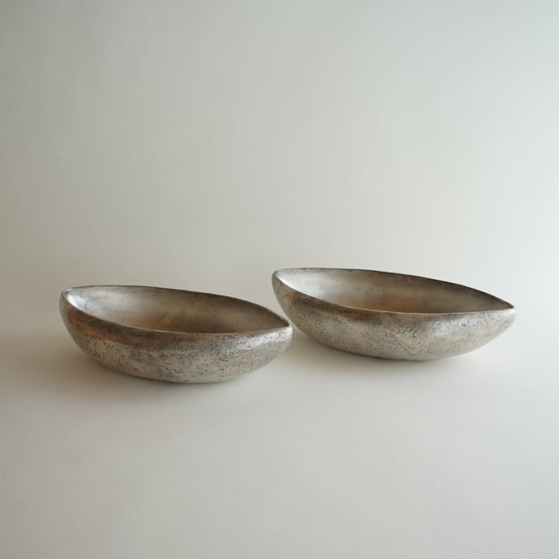 安藤雅信】銀彩アーモンドボウル | ギャルリ百草 online store 安藤雅信】銀彩アーモンドボウル | ギャルリ百草 online store