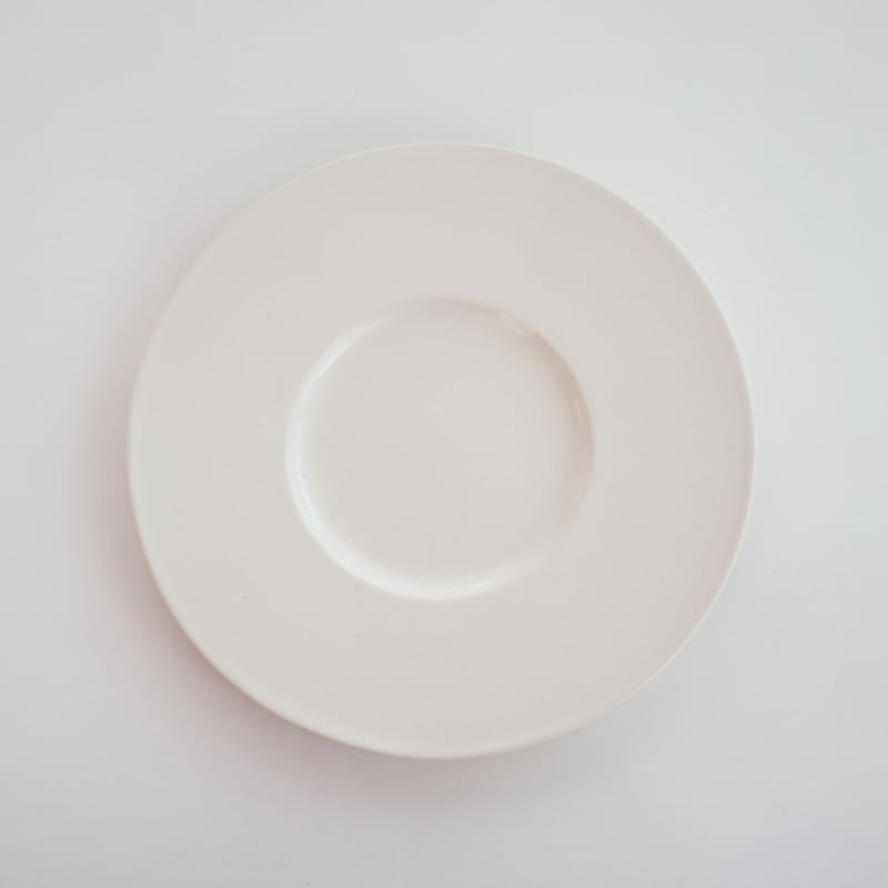 安藤雅信 リム細正角皿 LM 白マット釉