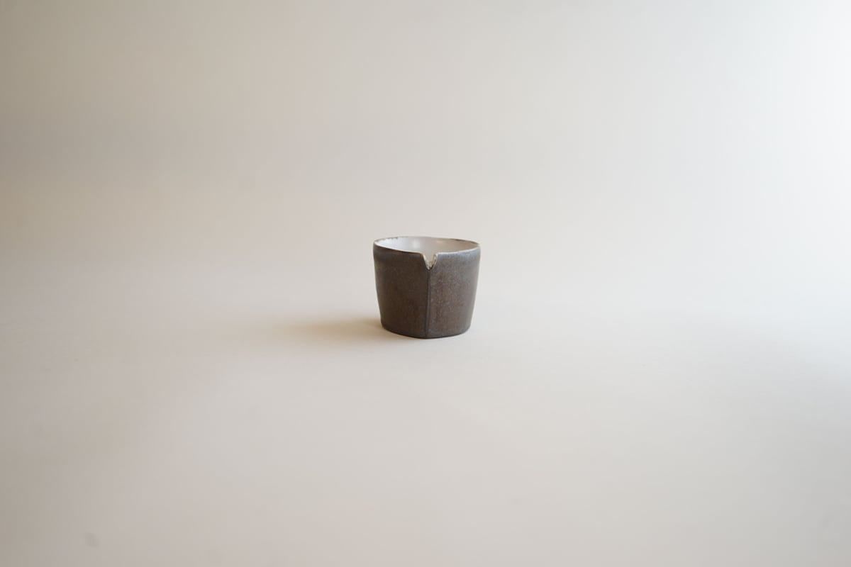 安藤雅信】片口MS 黒（黒錆釉） | ギャルリ百草 online store