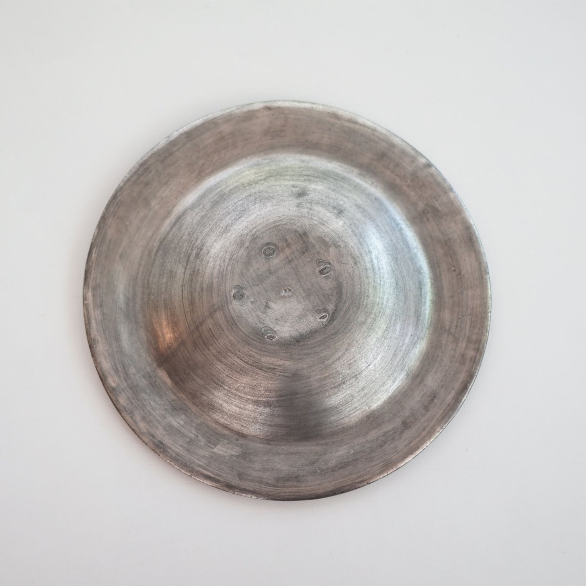 安藤雅信】銀彩ピューター丸シャッポ LM | ギャルリ百草 online store