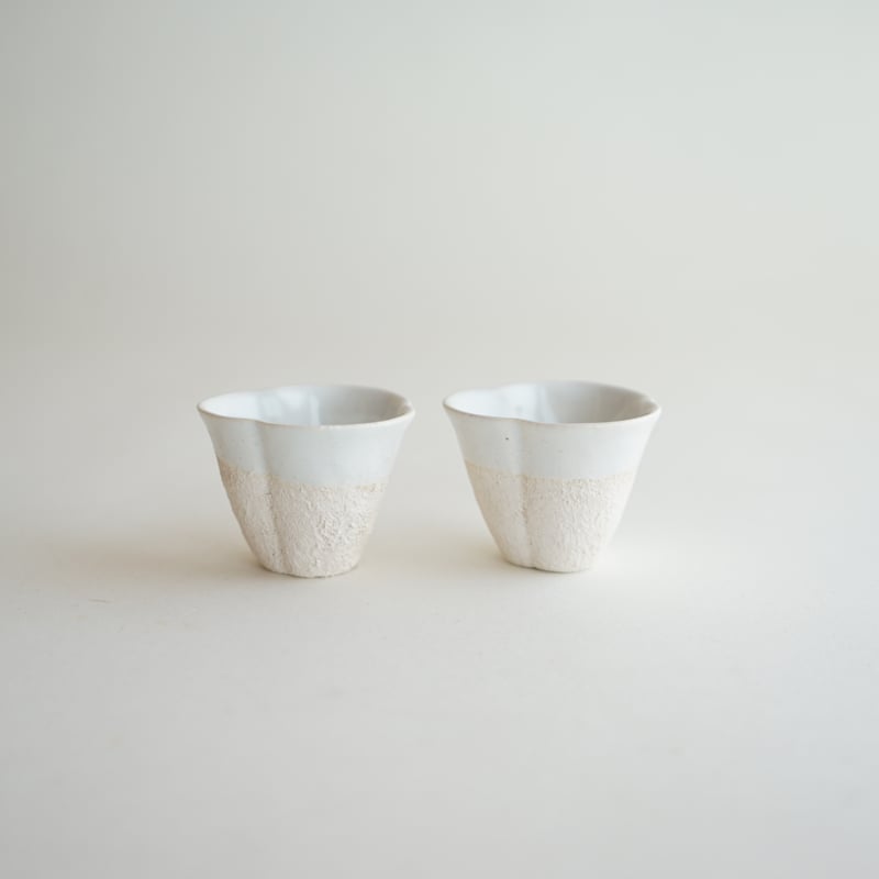 安藤雅信】泥釉三弁茶杯 | ギャルリ百草 online store