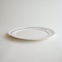 安藤雅信】イタリアリム広輪花皿SS（白糖釉） | ギャルリ百草